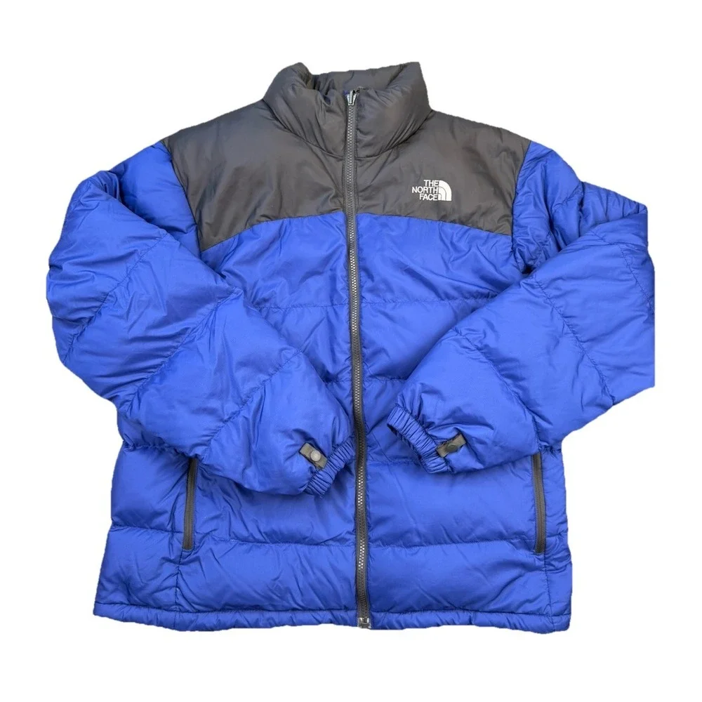 Vintage The North Face Nuptse 700 Down Jacket Blue Men's Medium Puffer Ski Coat
